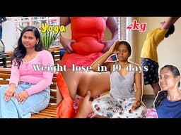 I lose 4kg in 19 days ✨ With Yoga 🧘‍♀️ Morning Routine For Weight Lose 🌸  Healthy Recipes | Diet 🥗