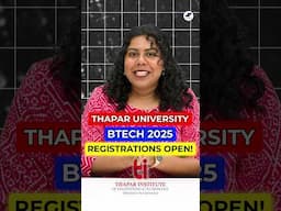 💥Thapar University B.Tech 2025: Worth the Hype? FULL Review! #Shorts #BTech2025 #ThaparUniversity