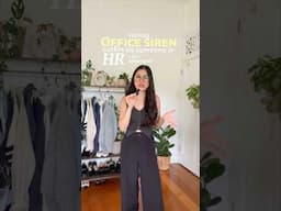 RATING TIKTOK 🚨 OFFICE SIREN 🚨OUTFITS AS SOMEONE WHO WORKS IN HR