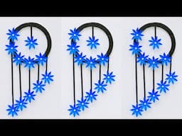 White paper Flower Wall Hanging |  Home Decoration | Wallmate craft | DIY Wall Decor|school craft