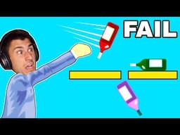I FAILED The World's EASIEST Bottle Flip Level!