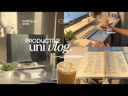 UNI VLOG • week of uni, waking up early & being productive, self-dates!