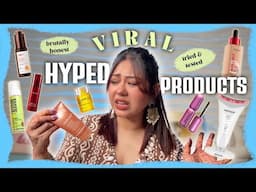 I Tried VIRAL HYPED Products *Brutally Honest* | Medicube, Plum, Moxy, Protouch Skin Lift+