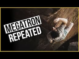 Hamish McArthur climbs Megatron V17/Font 9A