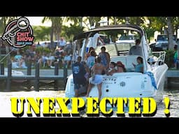 Hundreds watch a Chit Show ! Black Point Marina Boat Ramp