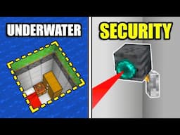 11 CRAZY WAYS To SECURE Your House in Minecraft!