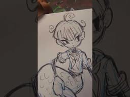 How I Draw Stick Figures! | #mermay #sketchbook #art #sketchbookart