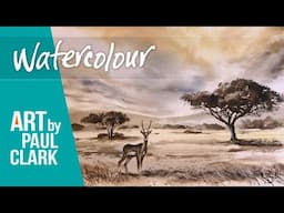 How to Paint an African Savannah Scene in Watercolour