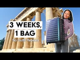 3 Weeks in Europe. 1 Carry-On. No Sacrifices.