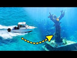Searching Offshore for a Sunken Jesus Statue!