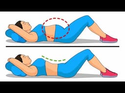 LOSE BELLY FAT AT HOME 🔥 DO THIS BEFORE SLEEP 5 MINUTE FLAT BELLY