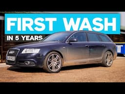 Neglected Audi A6 First Wash in 5 Years REVEALS something Incredible!