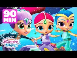 Shimmer & Shine's FLYING Magic Carpet Adventures & More! ☁️ w/ Zeta | 90 Minutes | Shimmer and Shine