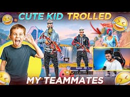 Funny Innocent Kid 😂 Roasting Girl Teammates - Free Fire Telugu - MBG ARMY