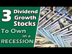 3 MUST OWN Dividend Stocks When the Market Crashes!