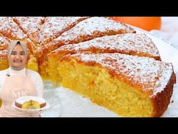 The most tender WHOLE ORANGE CAKE I've ever had. Super easy and moist!