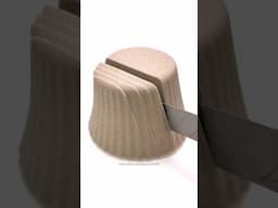 Oddly Satisfying | Smooth Kinetic Sand Cube Cutting ASMR! 1254 #shorts