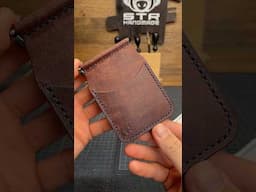 “Clap V1.1” cardholder 💵💳Made of Tobacco color “Pueblo” veg tan leather💳💵