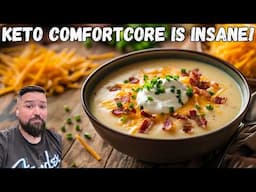 Keto Baked Potato Soup Recipe | Must Try Keto Comfortcore Recipe!