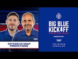 Offensive Snap Predictions | Big Blue Kickoff Live | New York Giants