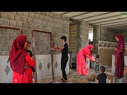 Mahmoud Goes to the City for Doors & Materials | Azam Works on Ceramic Backfilling at Home 🧱🏡