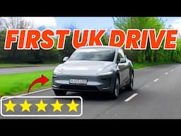 NEW TESLA MODEL Y FIRST DRIVE! Is it what we hoped for? | Suspension test & on the road driving