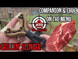 Grillin slinger: smoked Chuck Roast and the companion from Catapult Carnage