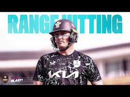"That is a beautiful swing!" 🙊 Get up close with the Surrey batters during range-hitting practise