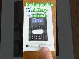 XTAR Refresh function for rechargeable batteries