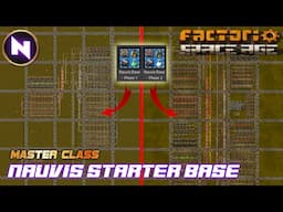 NAUVIS Starter Base Complete In SPACE AGE | Factorio Master Class/Tutorial