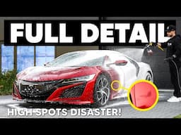 Honda NSX Full Detail - Worst Coating Install I've Ever Seen!