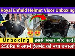 bullet helmet visor | helmet visor change | helmet visor install | royal enfeild helmet visor unbox