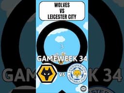 Wolves vs Leicester City - MARBLE RACE PREMIER LEAGUE #shorts #premierleague #wolves #leicester