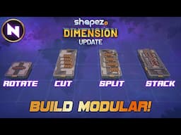 MODULARITY Wins The Day; Fast & Easy! | 02 | Shapez 2 DIMENSION UPDATE | Tutorial/Lets Play