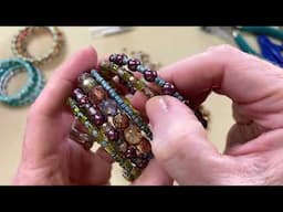 How to Make the Bohemian Czech Glass Memory Wire Bracelet Kit - Exclusive Beadaholique Jewelry Kit