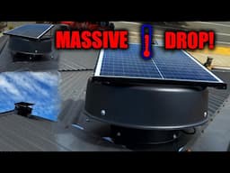Installing 3 SolarKing Solar Roof Ventilation Fans || Aussie Tool Reviews