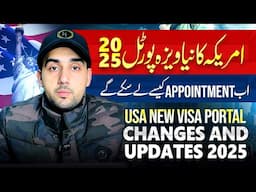 USA new Visa Portal Changes 2025 | How to Sign Up? | How to get USA appointment on new Portal?