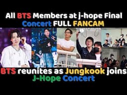 All BTS Members at j-hope Final Concert FULL FANCAM Jungkook, V Jimin, RM Jin & Suga BTS Festa 2025