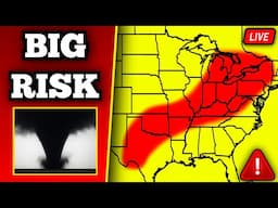 🔴 BREAKING Severe Weather Outbreak Coverage - Strong Tornadoes Possible - With Live Storm Chasers
