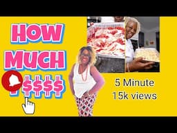 THIS is How Much $$ I MADE from a 15k viewed 5 Minute Video!