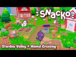 ASMR ✨ Snacko: A Cozy Stardew & Animal Crossing Inspired Game 💕