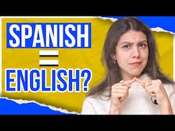 How Spanish and English work EXACTLY the SAME WAY grammatically