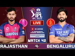 IPL LIVE : RR VS RCB, Rajasthan Vs Bengaluru 42nd Match Live Score & Commentary | RR VS RCB LIVE
