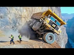 Dangerous Idiot Biggest Dump Truck Driving Skill Fails, Fastest Oversize Truck Machines Working #5
