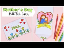 Pull tab Card Origami Envelope Card | Letter Folding Origami | Mothers Day Card