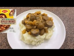 Devilled Sausages Using Maggi Recipe Base