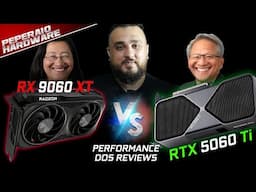 RX 9060 XT 16GB perde da... RTX 5060 Ti 8GB? Algo de errado não está certo.. (Teste finais)
