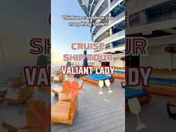 We show you everything onboard Virgin Voyages Valiant Lady in our ship tour! #cruise #shorts