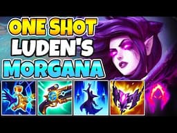 I tried LUDEN'S MORGANA with Dark Harvest - ONE-SHOT 1000 DMG WITH Q (New Full AP Morgana Build)
