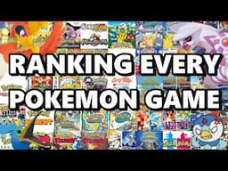 Ranking EVERY POKEMON GAME TIERLIST! Which Generation Is THE BEST?!